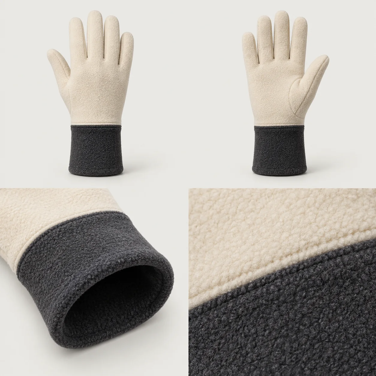 Extended Cuff Fleece, hand-back development reference